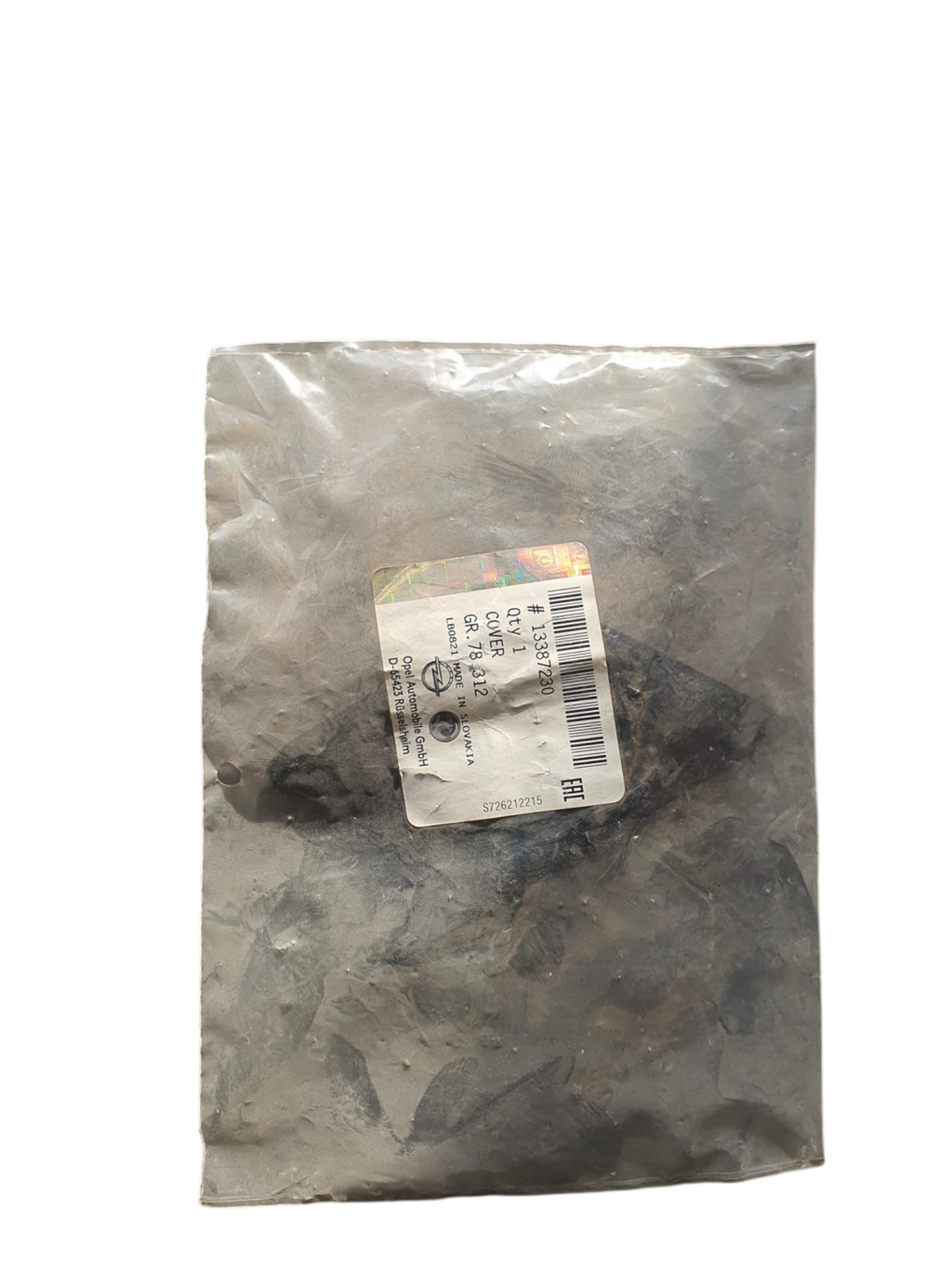 OPEL ASTRA J SOL ÖN SİS FAR PANELİ ÜST KAPAĞI OEM NO: 13387230