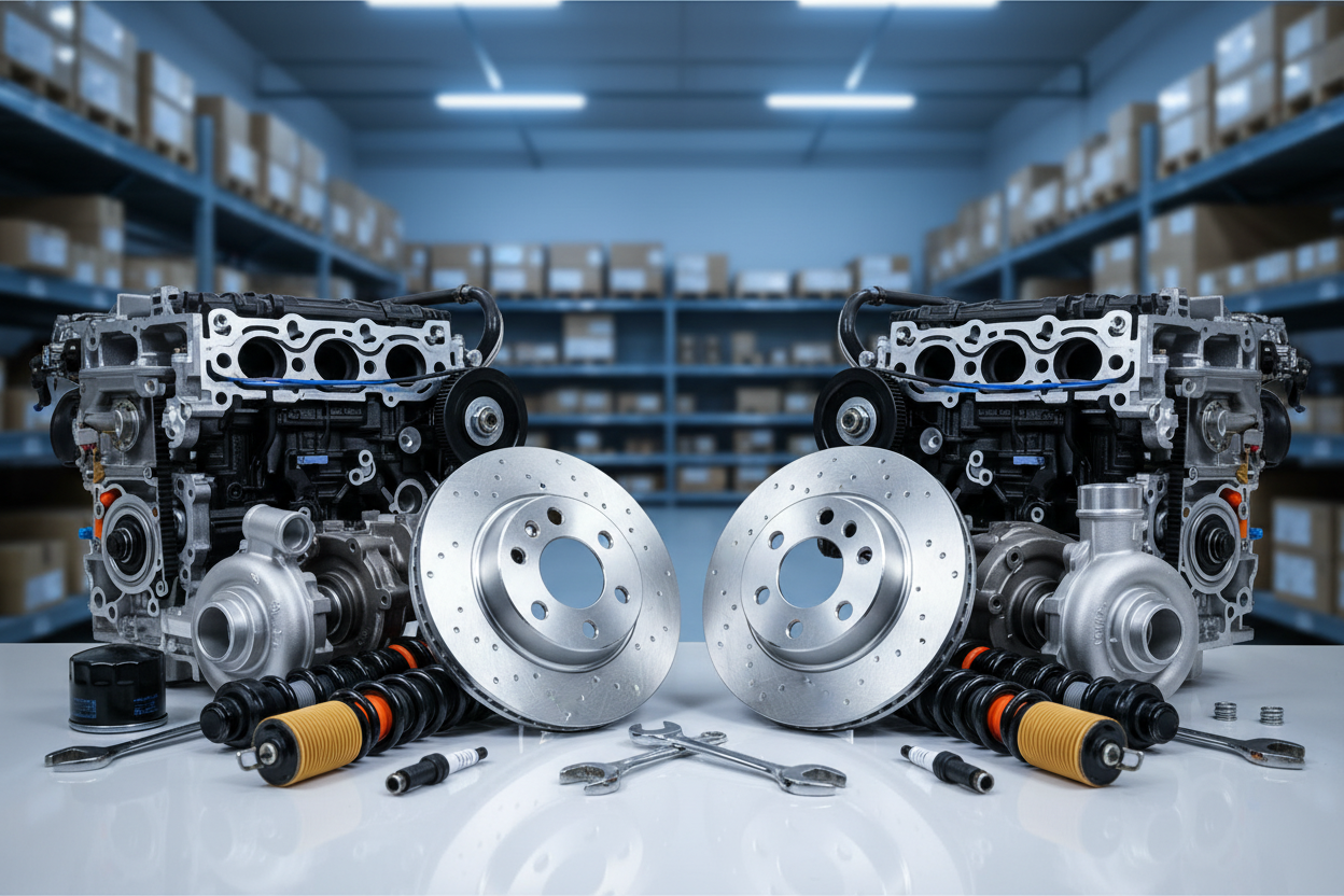 Otomotiv yedek parça hero görseli